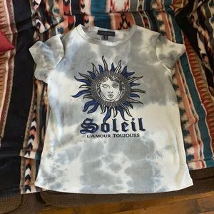 T-shirt blue/white/gray